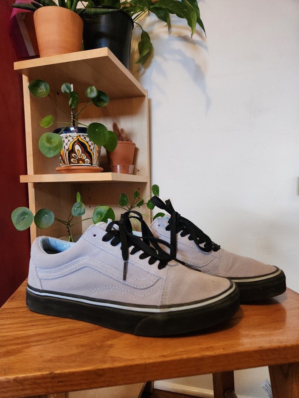 Baby Blue Suede Vans